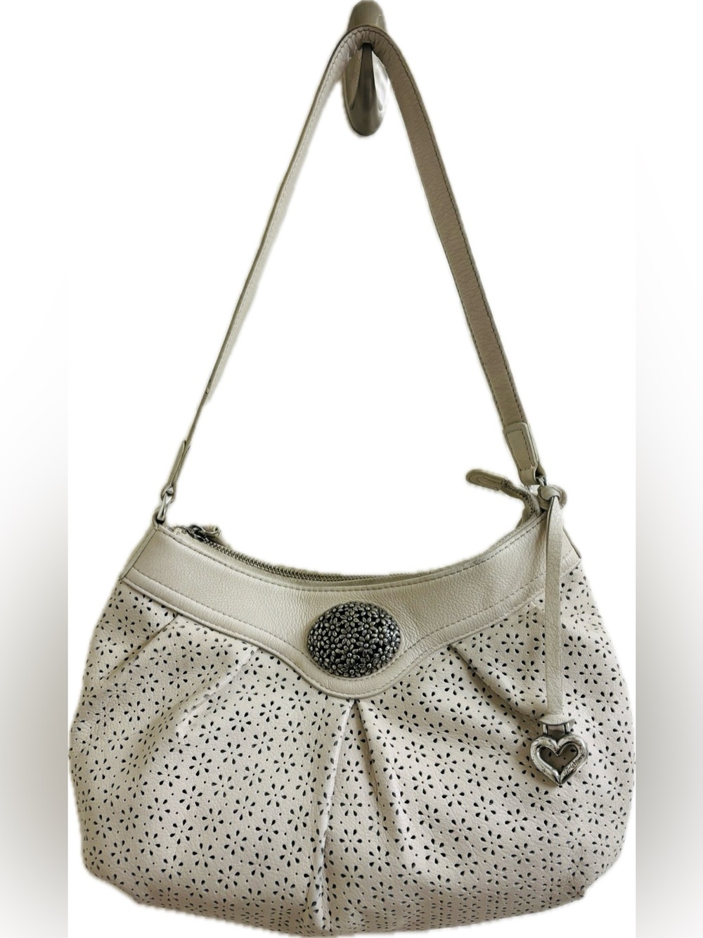Brighton laser cut shoulder bag